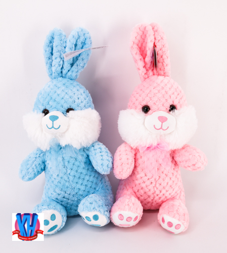 25CM SOFT RABBIT PINK & BLUE TS198 | Online Toys Store for Kids